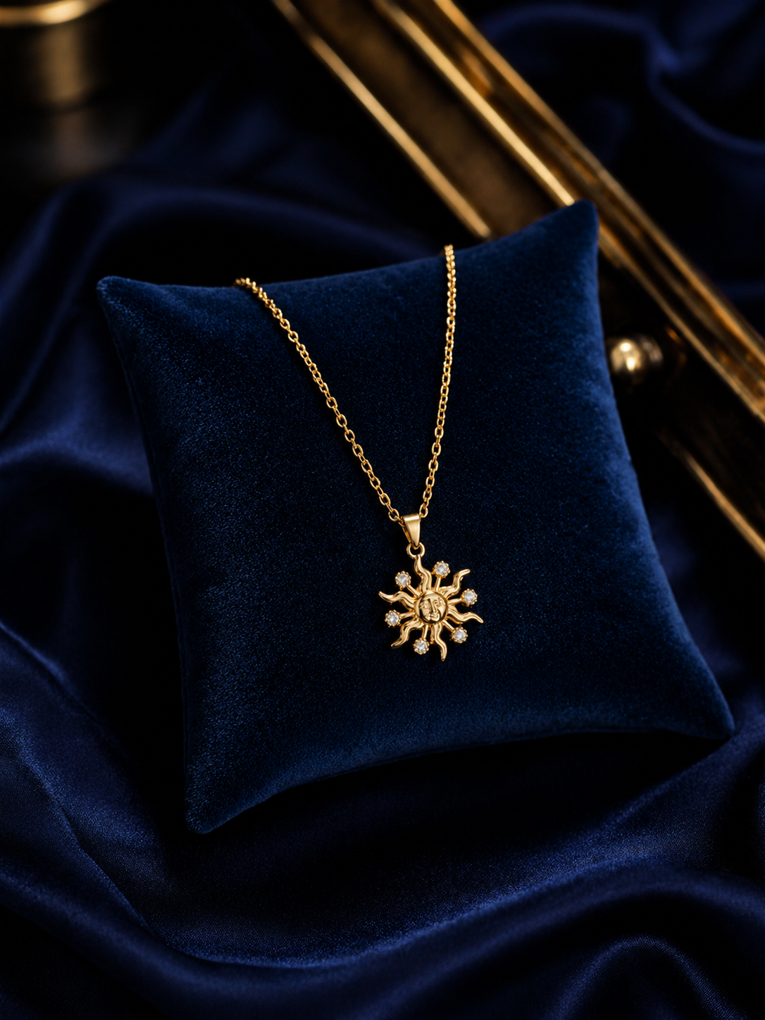 LUMÉA Collection 24k Butterfly Pendant